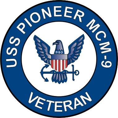 USS Pioneer MCM-9 Veteran Decal Sticker