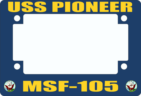 USS Pioneer MSF-105 Motorcycle Frame