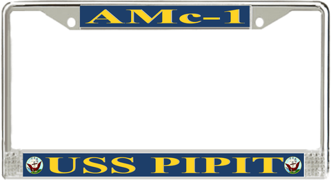 USS Pipit AMc-1 License Plate Frame