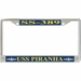 USS Piranha SS-389 License Plate Frame