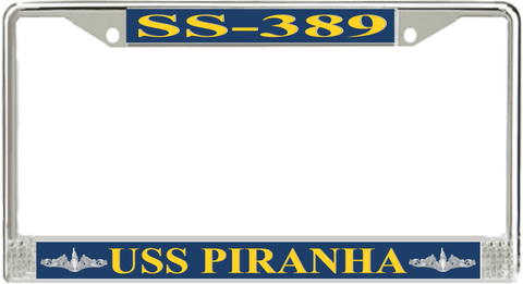 USS Piranha SS-389 License Plate Frame