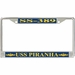 USS Piranha SS-389 License Plate Frame