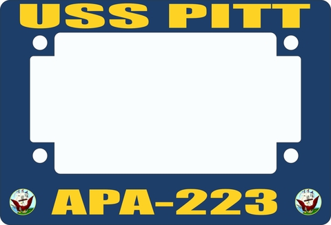 USS Pitt APA-223 Motorcycle Frame