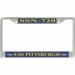 USS Pittsburgh SSN-720 License Plate Frame