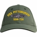 USS Pittsburgh SSN-720 with Dolphins Custom Embroidered Cap