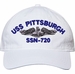 USS Pittsburgh SSN-720 with Dolphins Unstructured Dad Cap
