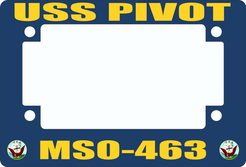 USS Pivot MSO-463 Motorcycle Frame