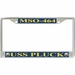 USS Pluck MSO-464 License Plate Frame
