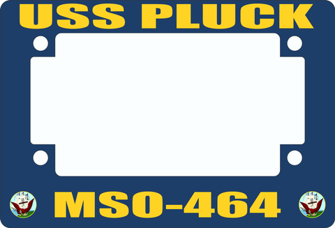 USS Pluck MSO-464 Motorcycle Frame