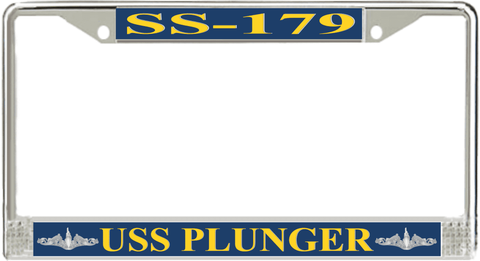 USS Plunger SS-179 License Plate Frame