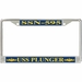 USS Plunger SSN-595 License Plate Frame