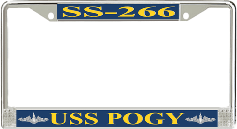 USS Pogy SS-266 License Plate Frame