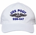 USS Pogy SSN-647 with Dolphins Unstructured Dad Cap