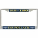 USS Pollack SS-180 License Plate Frame