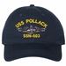 USS Pollack SSN-603 with Dolphins Unstructured Dad Cap