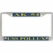 USS Pollux AK-54 License Plate Frame