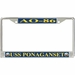 USS Ponaganset AO-86 License Plate Frame