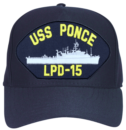 USS Ponce LPD-15 Ships Ball Cap