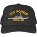 USS Porter DDG-78 Ship Emblematic Custom Embroidered Cap