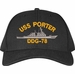 USS Porter DDG-78 Ship Emblematic Custom Embroidered Cap