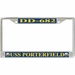 USS Porterfield DD-682 License Plate Frame