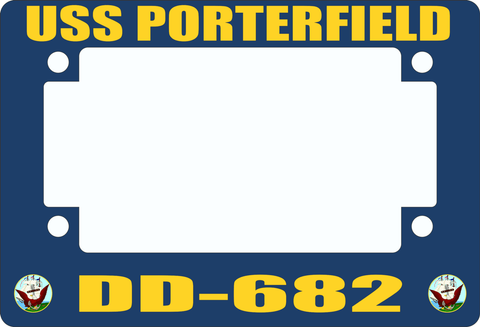 USS Porterfield DD-682 Motorcycle Frame