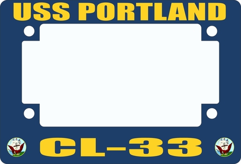 USS Portland CL-33 Motorcycle Frame