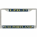 USS Portland LPD-27 License Plate Frame