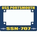 USS Portsmouth SSN-707 Motorcycle Frame
