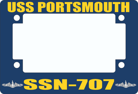 USS Portsmouth SSN-707 Motorcycle Frame