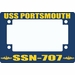 USS Portsmouth SSN-707 Motorcycle Frame
