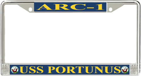 USS Portunus ARC-1 License Plate Frame