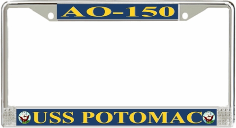 USS Potomac AO-150 License Plate Frame