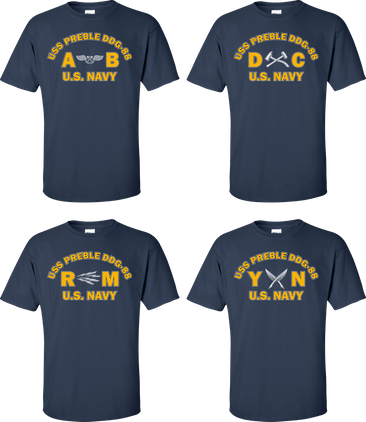 USS PREBLE DDG-88 Rates Apparel