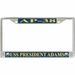 USS President Adams AP-38 License Plate Frame