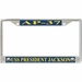 USS President Jackson AP-37 License Plate Frame