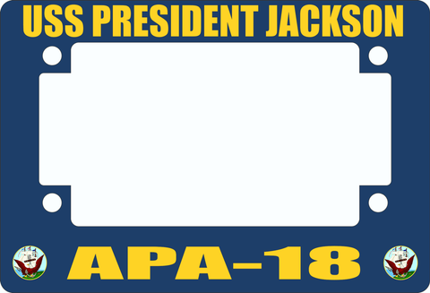 USS President Jackson APA-18 Motorcycle Frame