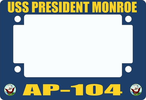 USS President Monroe AP-104 Motorcycle Frame