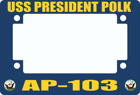 USS President Polk AP-103 Motorcycle Frame