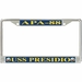 USS Presidio APA-88 License Plate Frame