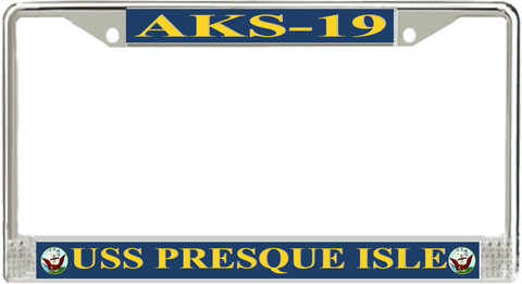 USS Presque Isle AKS-19 License Plate Frame