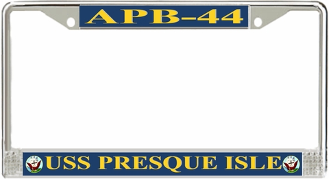 USS Presque Isle APB-44 License Plate Frame