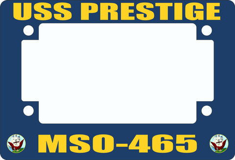 USS Prestige MSO-465 Motorcycle Frame