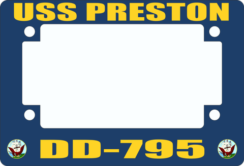 USS Preston DD-795 Motorcycle Frame