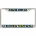 USS Prince CVE-45 License Plate Frame