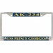 USS Prince Georges AK-224 License Plate Frame