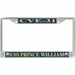 USS Prince William CVE-31 License Plate Frame