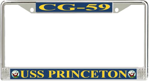 USS Princeton CG-59 License Plate Frame