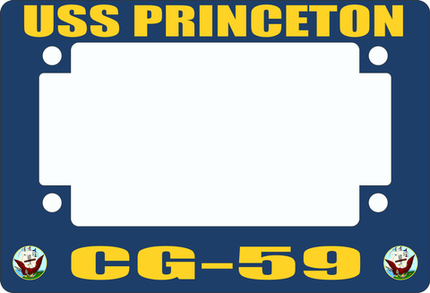 USS Princeton CG-59 Motorcycle Frame