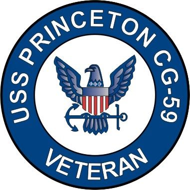 USS Princeton CG-59 Veteran Decal Sticker